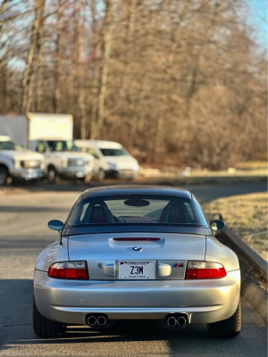 1999 BMW M Roadster in Arctic Silver Metallic over Imola Red & Black Nappa