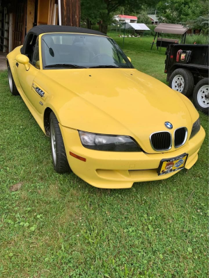 1999 BMW M Roadster in Dakar Yellow 2 over Black Nappa