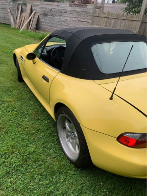 1999 BMW M Roadster in Dakar Yellow 2 over Black Nappa