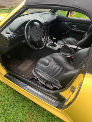1999 BMW M Roadster in Dakar Yellow 2 over Black Nappa