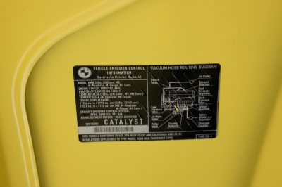 1999 BMW M Roadster in Dakar Yellow 2 over Black Nappa