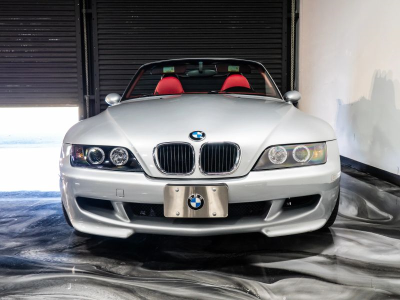 1999 BMW M Roadster in Arctic Silver Metallic over Imola Red & Black Nappa