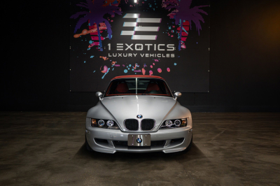 1999 BMW M Roadster in Arctic Silver Metallic over Imola Red & Black Nappa
