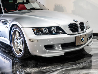 1999 BMW M Roadster in Arctic Silver Metallic over Imola Red & Black Nappa