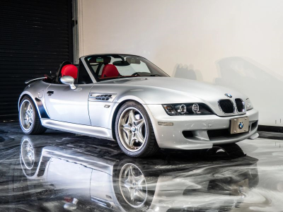 1999 BMW M Roadster in Arctic Silver Metallic over Imola Red & Black Nappa