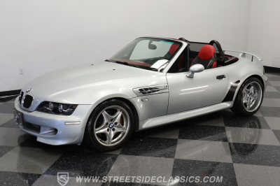 1999 BMW M Roadster in Arctic Silver Metallic over Imola Red & Black Nappa