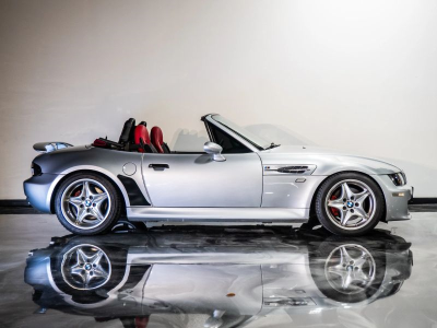 1999 BMW M Roadster in Arctic Silver Metallic over Imola Red & Black Nappa