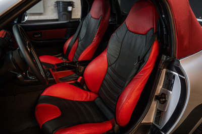 1999 BMW M Roadster in Arctic Silver Metallic over Imola Red & Black Nappa