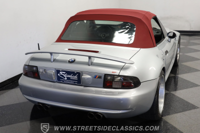1999 BMW M Roadster in Arctic Silver Metallic over Imola Red & Black Nappa