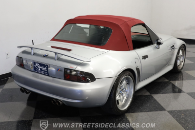 1999 BMW M Roadster in Arctic Silver Metallic over Imola Red & Black Nappa