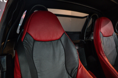 1999 BMW M Roadster in Arctic Silver Metallic over Imola Red & Black Nappa