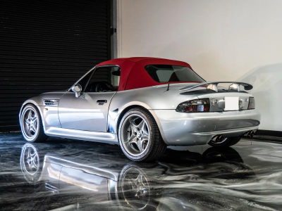 1999 BMW M Roadster in Arctic Silver Metallic over Imola Red & Black Nappa