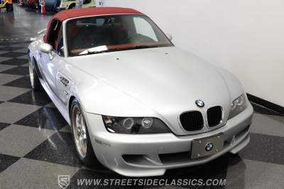 1999 BMW M Roadster in Arctic Silver Metallic over Imola Red & Black Nappa
