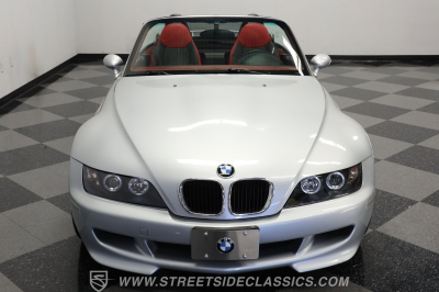 1999 BMW M Roadster in Arctic Silver Metallic over Imola Red & Black Nappa