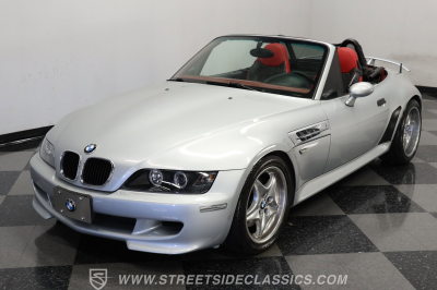 1999 BMW M Roadster in Arctic Silver Metallic over Imola Red & Black Nappa