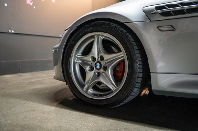 1999 BMW M Roadster in Arctic Silver Metallic over Imola Red & Black Nappa