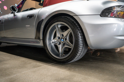 1999 BMW M Roadster in Arctic Silver Metallic over Imola Red & Black Nappa