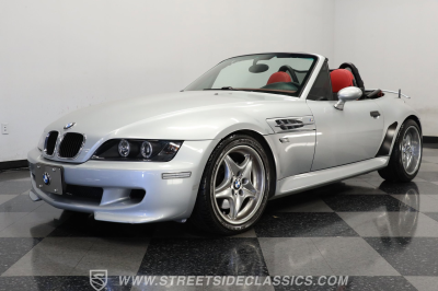 1999 BMW M Roadster in Arctic Silver Metallic over Imola Red & Black Nappa