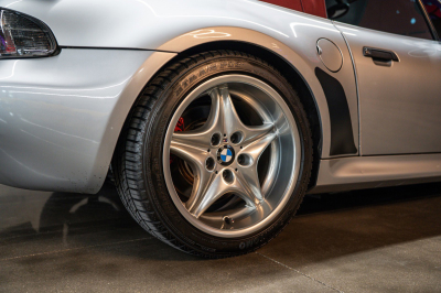 1999 BMW M Roadster in Arctic Silver Metallic over Imola Red & Black Nappa