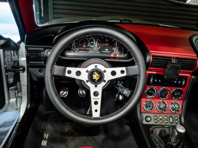 1999 BMW M Roadster in Arctic Silver Metallic over Imola Red & Black Nappa