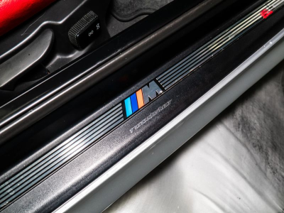 1999 BMW M Roadster in Arctic Silver Metallic over Imola Red & Black Nappa