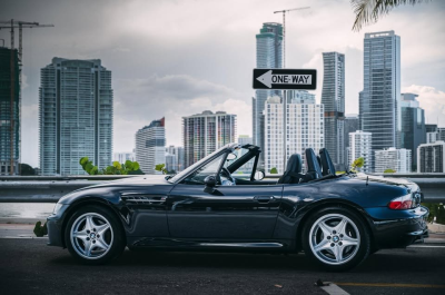 1999 BMW M Roadster in Cosmos Black Metallic over Black Nappa