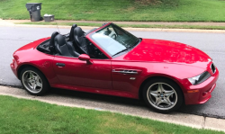 1999 BMW M Roadster in Imola Red 2 over Black Nappa