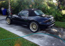 1999 BMW M Roadster in Cosmos Black Metallic over Dark Gray & Black Nappa