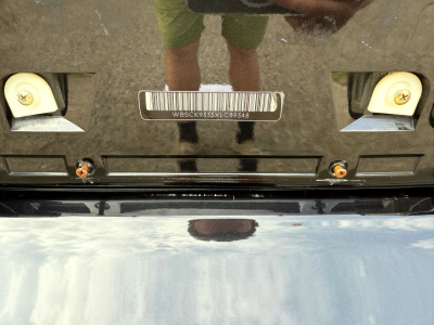 1999 BMW M Roadster in Cosmos Black Metallic over Dark Gray & Black Nappa