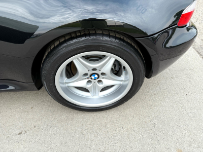 1999 BMW M Roadster in Cosmos Black Metallic over Dark Gray & Black Nappa