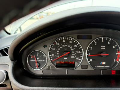 1999 BMW M Roadster in Cosmos Black Metallic over Dark Gray & Black Nappa