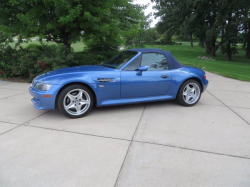 1999 BMW M Roadster in Estoril Blue Metallic over Estoril Blue & Black Nappa