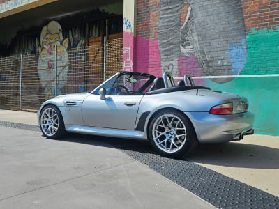 1999 BMW M Roadster in Arctic Silver Metallic over Black Nappa