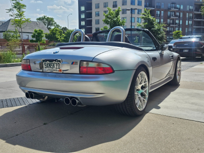 1999 BMW M Roadster in Arctic Silver Metallic over Black Nappa