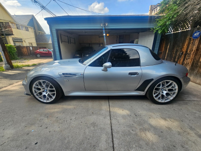 1999 BMW M Roadster in Arctic Silver Metallic over Black Nappa