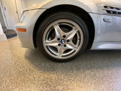 1999 BMW M Roadster in Arctic Silver Metallic over Black Nappa