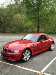 1999 BMW M Roadster in Imola Red 2 over Imola Red & Black Nappa