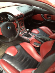1999 BMW M Roadster in Imola Red 2 over Imola Red & Black Nappa