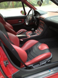 1999 BMW M Roadster in Imola Red 2 over Imola Red & Black Nappa