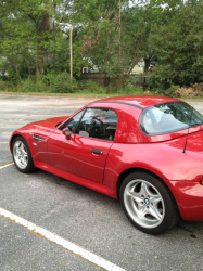 1999 BMW M Roadster in Imola Red 2 over Imola Red & Black Nappa