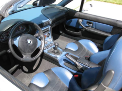 1999 BMW M Roadster in Arctic Silver Metallic over Estoril Blue & Black Nappa