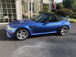 1999 BMW M Roadster in Estoril Blue Metallic over Estoril Blue & Black Nappa