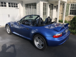 1999 BMW M Roadster in Estoril Blue Metallic over Estoril Blue & Black Nappa