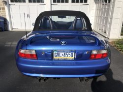 1999 BMW M Roadster in Estoril Blue Metallic over Estoril Blue & Black Nappa