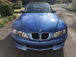 1999 BMW M Roadster in Estoril Blue Metallic over Estoril Blue & Black Nappa