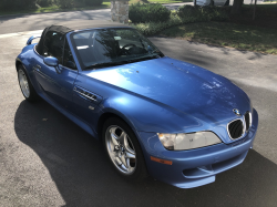 1999 BMW M Roadster in Estoril Blue Metallic over Estoril Blue & Black Nappa