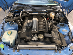 1999 BMW M Roadster in Estoril Blue Metallic over Estoril Blue & Black Nappa