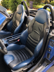 1999 BMW M Roadster in Estoril Blue Metallic over Estoril Blue & Black Nappa