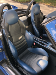 1999 BMW M Roadster in Estoril Blue Metallic over Estoril Blue & Black Nappa