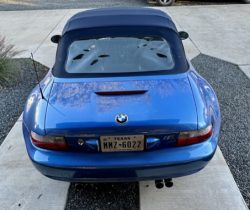 1999 BMW M Roadster in Estoril Blue Metallic over Estoril Blue & Black Nappa